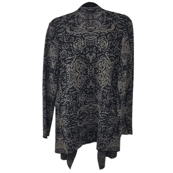 Marc Cain Womens Waterfall Open Front Wool Cardigan Size NO. 4 US 10 - Picture 2 of 8